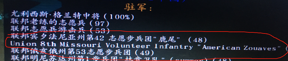 这就是我的求助问题所在，唯独该军种不显示汉化文本