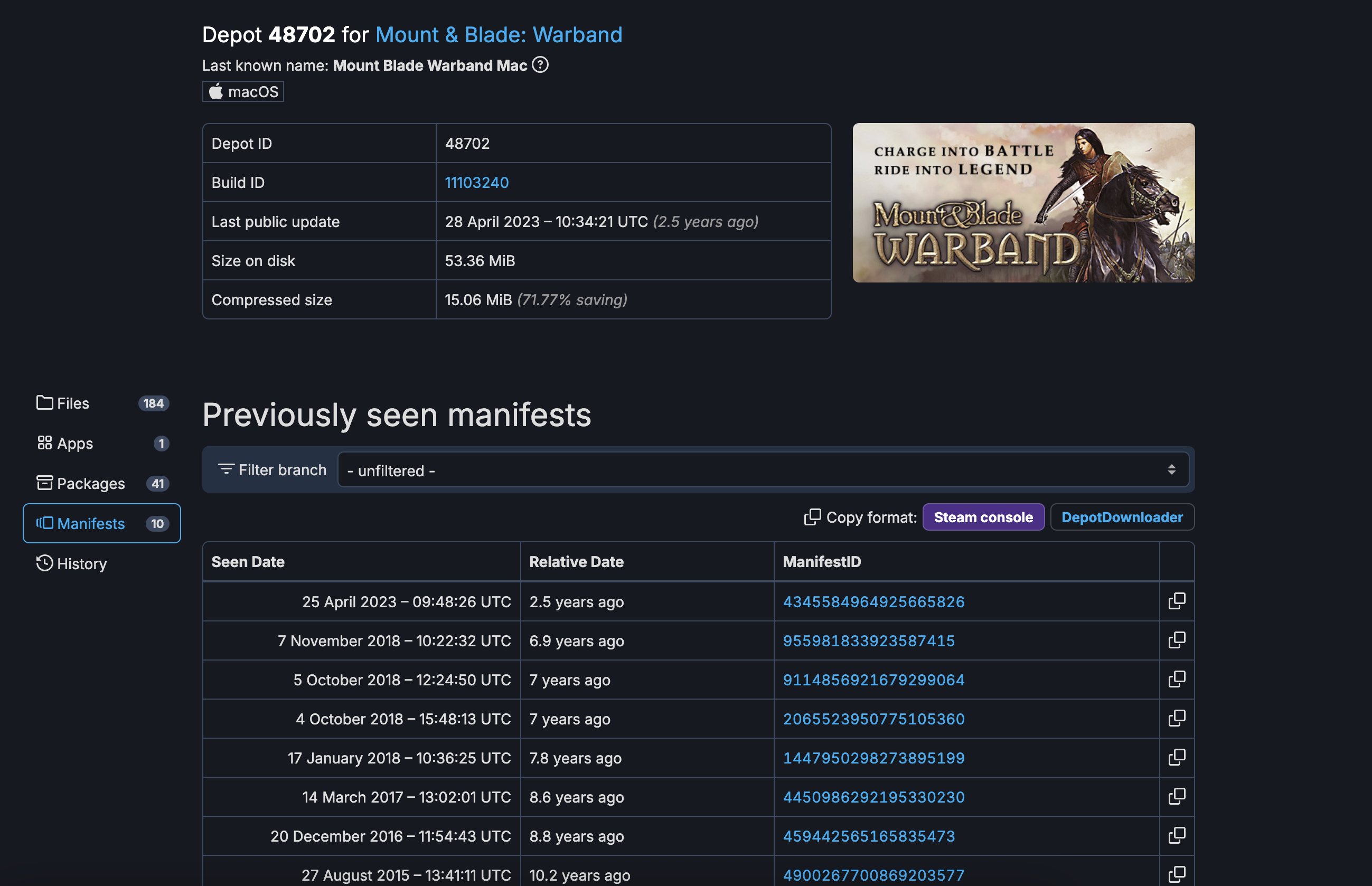 steamdb